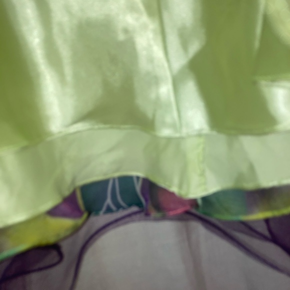 Cinderella Beaded Butterfly Print Party Dress Size 14 Tulle Skirt Fairycore - Picture 6 of 9